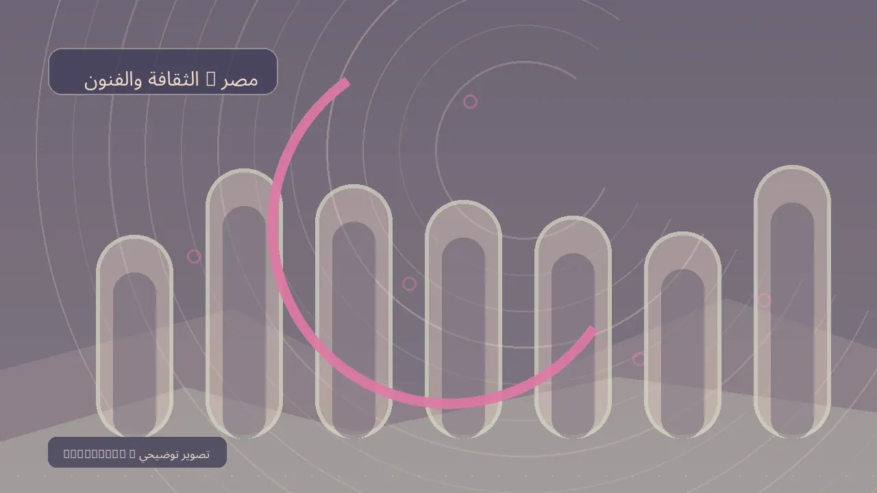 الثقافة والفنون / مصر — رسم تحريري توضيحي غير فوتوغرافي