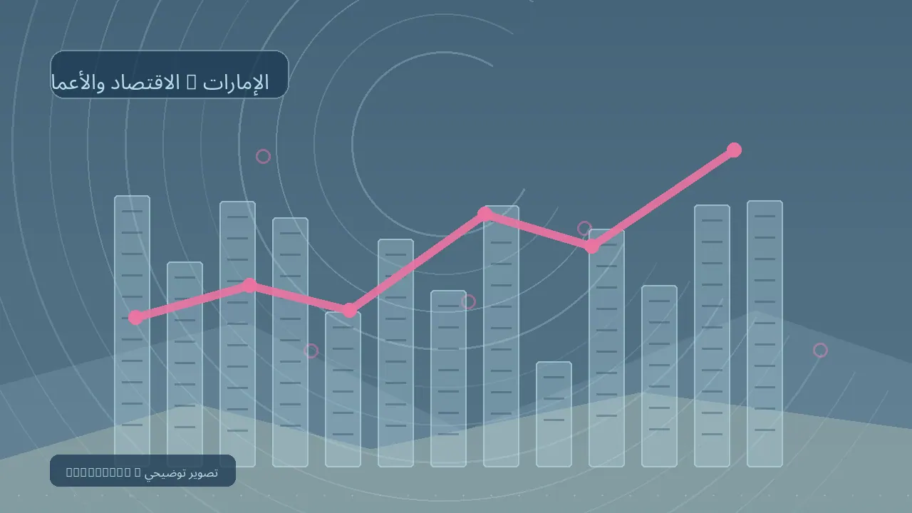 الاقتصاد والأعمال — رسم تحريري توضيحي غير فوتوغرافي