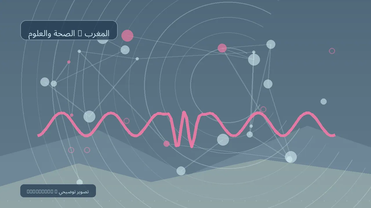 الصحة والعلوم / المغرب — رسم تحريري توضيحي غير فوتوغرافي